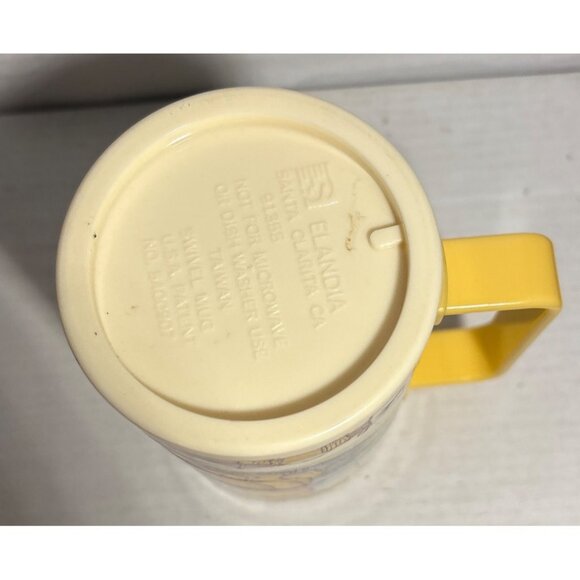 Winnie the Pooh Plush & Mug Set Walt Disney, Elandia Swivel Puzzle Cup 1960's - Picture 15 of 16